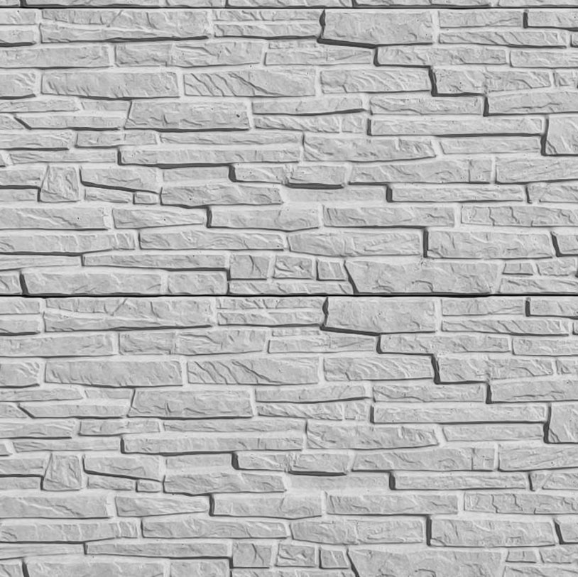BX63/1 Homokkő mintás betonkerítés normál oszloppal